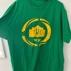 Oregon “Sleep in Heavenly Peace” Promo Green T-Shirt with Yellow Graphic